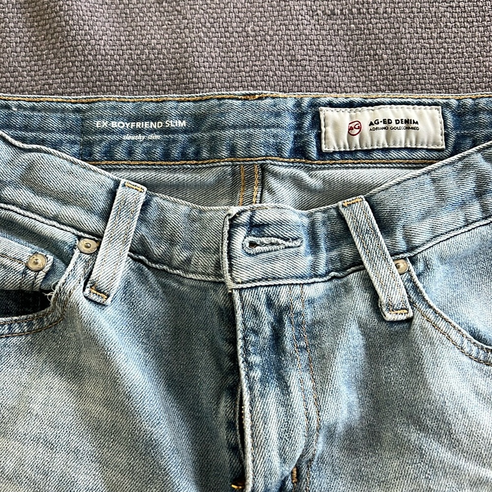 AG DENIM Ex Boyfriend Slouchy Slim Denim Jean in 21 Year Cypress // 27